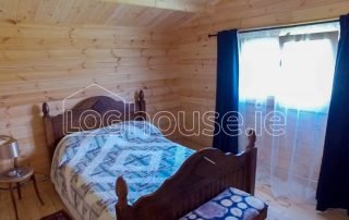 Three Bed Type A Log Cabin Bedroom