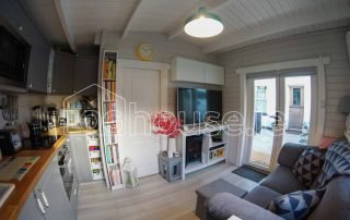 Log Cabin One Bed Type C Living Room