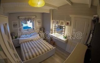 Log Cabin One Bed Type C Bedroom