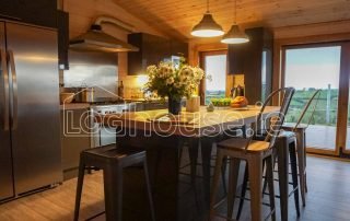 Four Bed Log Cabin Living Room 6