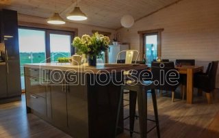 Four Bed Log Cabin Living Room 5