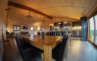 Four Bed Log Cabin Living Room 2