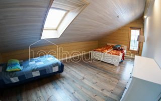 Glulam Log Cabin House Bedroom2