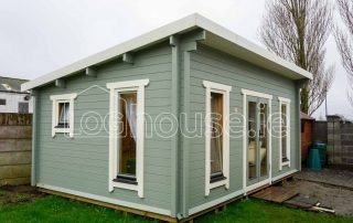 Music Room Log Cabin Outside Left