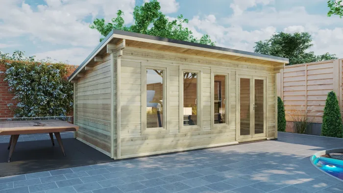 EXETER LOG CABIN 6m X 4m